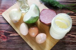 название картинки Салат Ташкент классический с редькой и говядиной