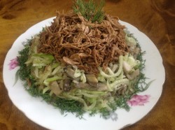 Салат Ташкентский из редьки