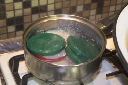 название картинки Салат Тещин язык из кабачков, томатная паста и перца на зиму