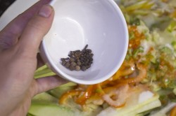 название картинки Салат Тещин язык из кабачков, томатная паста и перца на зиму