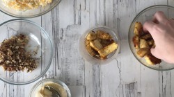 Салат в стакане