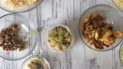 Салат в стакане