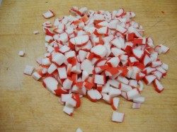 название картинки Салат Валерия с корейской морковкой и крабовыми палочками