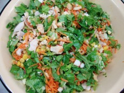 название картинки Салат Валерия с корейской морковкой и крабовыми палочками