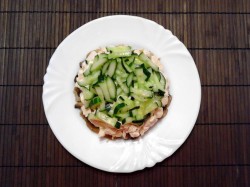 Салат Восторг с корейской морковью