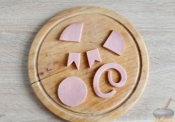 Салат Хрюша в год Свиньи-Кабана