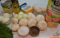 Салат новогодняя Ёлочка