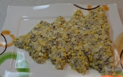 Салат новогодняя Ёлочка