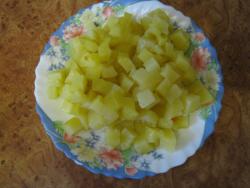 Салат зимний Оливье с яблоком