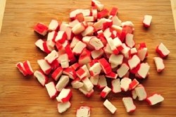 название картинки Салат Звёздочка на 23 Февраля из крабовых палочек