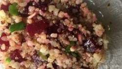 название картинки Салатик из свеклы киноа и булгура