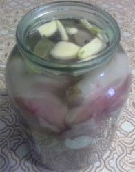 Сало чесночное в рассоле