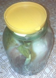 Сало чесночное в рассоле