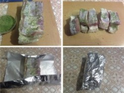 Сало чесночное в рассоле