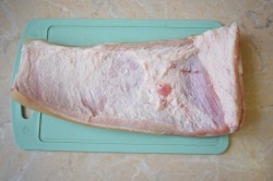 Рулет из сала со шкуркой - шаг 1