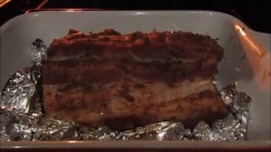 название картинки Сало, запеченное в горчичном маринаде