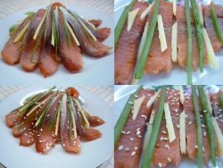 Сашими из лосося от Нобуки Матсушима