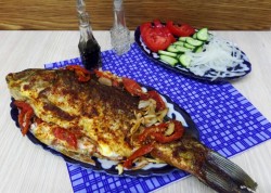 Сазан в духовке целиком