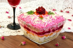 Селедка под шубой с яблоком - шаг 14