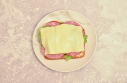 название картинки Сэндвич с ветчиной