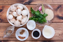 Шампиньоны по-корейски маринованные