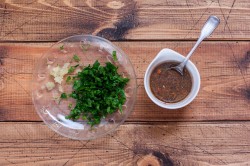 Шампиньоны по-корейски маринованные