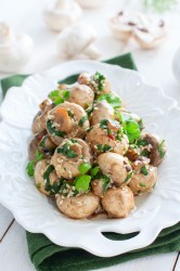 Шампиньоны по-корейски маринованные