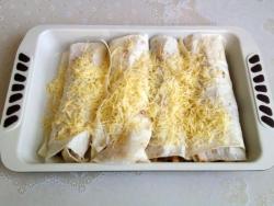 название картинки Лаваш в духовке с начинкой из овощей