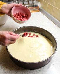 название картинки шарлотка с вишней в духовке