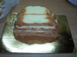 Торт Шашечка такси - шаг 14 Торт Шашечка такси - шаг 14