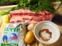 Шашлык из свиных ребрышек