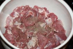 Шашлык из свинины в минералке