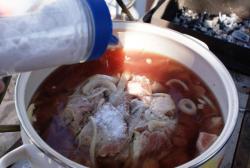 Шашлык из свинины в минералке