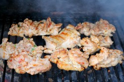 Шашлык из куриных окорочков