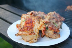 Шашлык из куриных окорочков