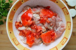 Шашлык из куриных окорочков