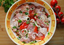 Шашлык из куриных окорочков