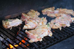 Шашлык из куриных окорочков