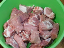 название картинки Шашлык по кавказски из свинины на мангале