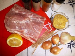 название картинки Шашлык в горчице