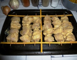 название картинки Шашлык в горчице