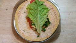 Шаурма в лепешке по-домашнему