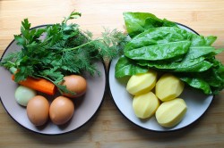 название картинки Щавелевый суп с яйцом классический