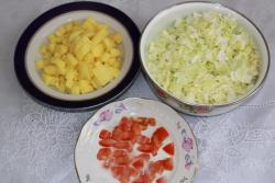 Постные щи из свежей капусты с сушеными грибами