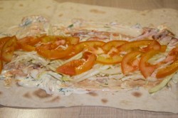 Шаверма в лаваше с курицей в домашних условиях