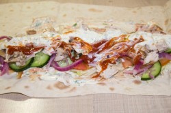 Шаверма в лаваше с курицей в домашних условиях