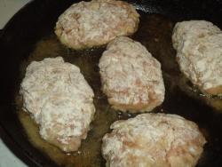 Шницель рубленый из свинины