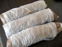 Кондитерская колбаска из печенья - шаг 11