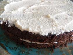 Шоколадно-творожный торт