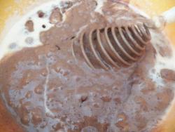 Шоколадно-творожный торт